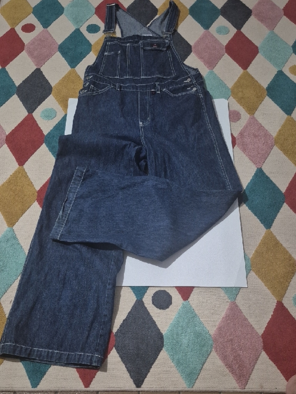 Vintage Calvin Klein Denim Carpenter Bib Overalls - Picture 2 of 9
